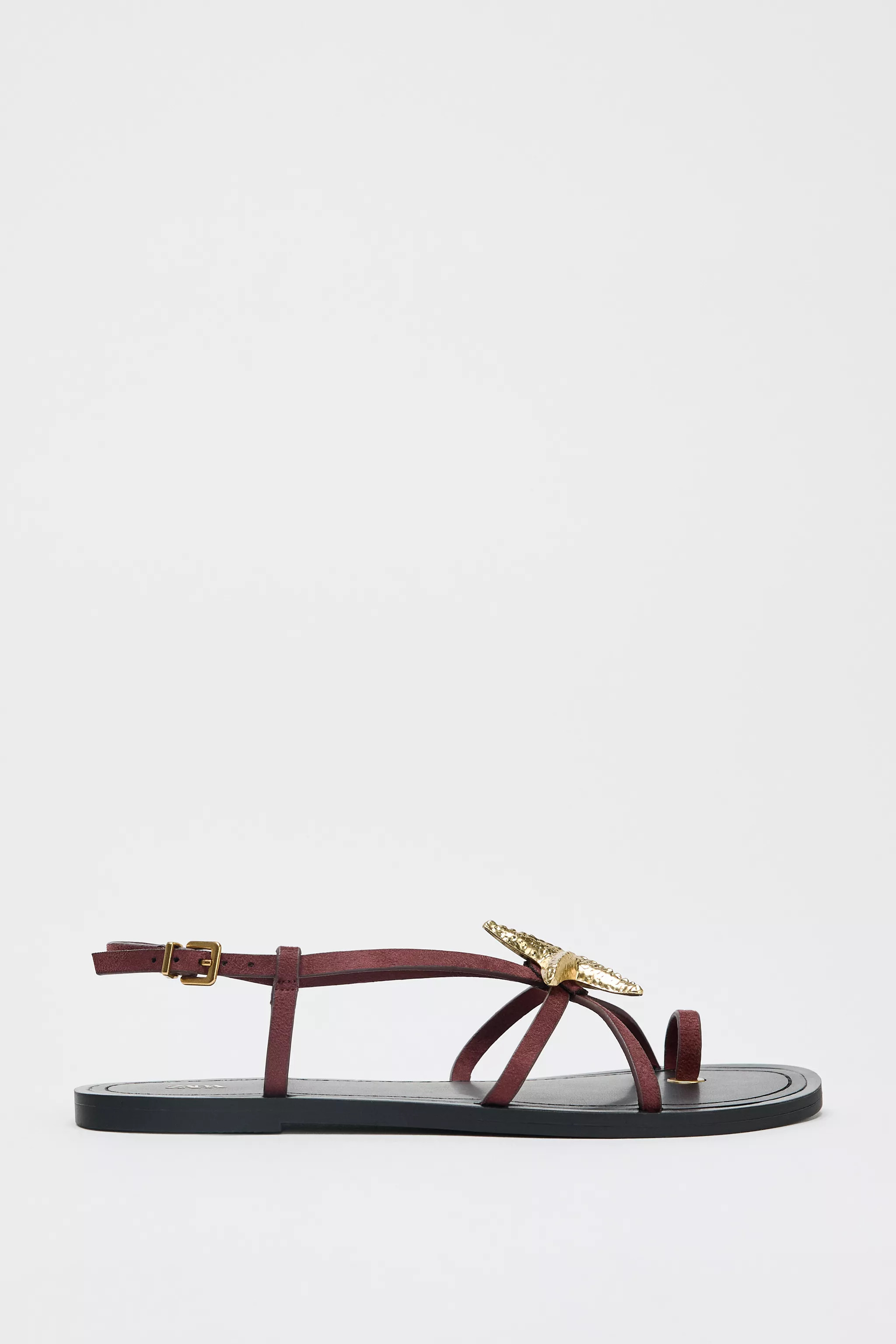 STRAPPY SANDALS WITH METALLIC DETAIL | Zara Canada