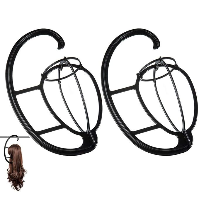 Dreamlover Hanging Wig Stand, Wig Drying Stand, 2 Pack | Amazon (US)