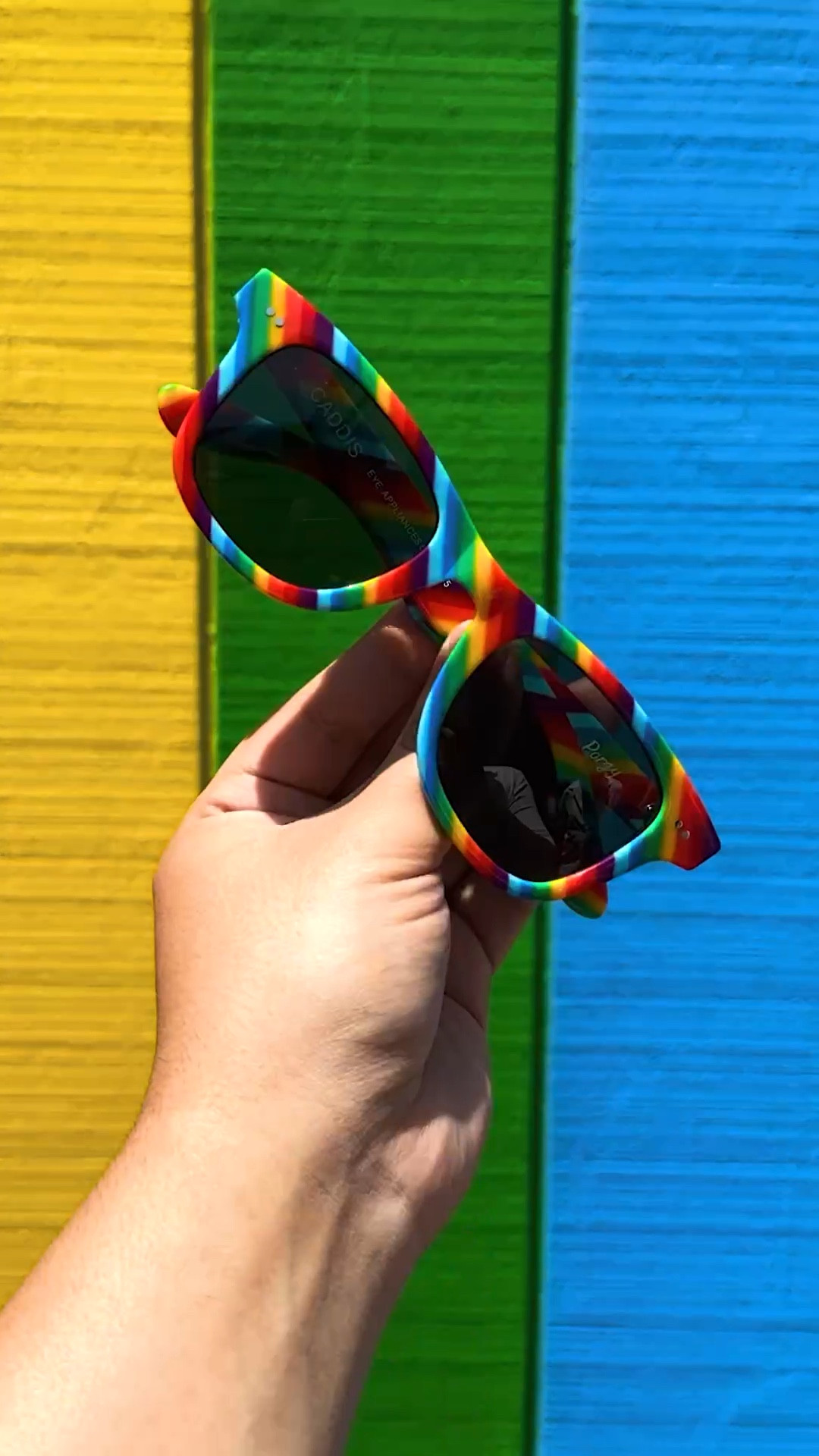 Celebrating #Pride All Month Long In My @caddis_life Porgy Pride Sunglasses. #Caddis is celebrating this launch by donating all proceeds to the Ali Forney Foundation. Also an homage to the legacy of the West Village: birthplace of the modern LGBTQ+ rights movement, site of the first Pride March, enduring queer art hub, and home to Caddis NYC. 