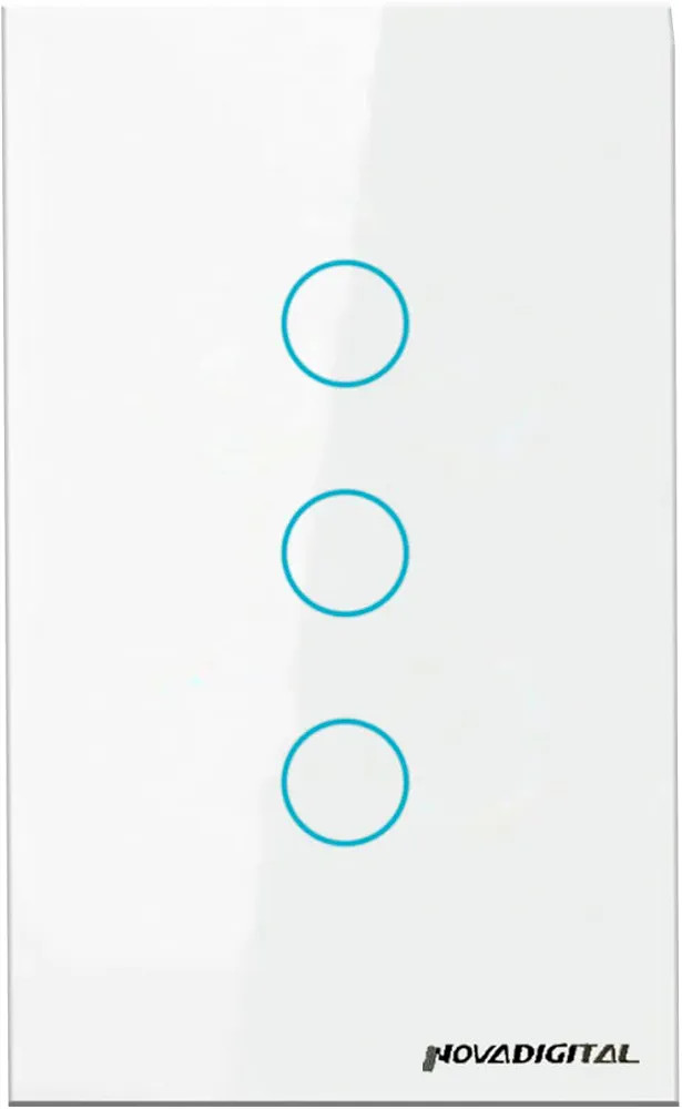 Interruptor Smart Wifi Inteligente Touch Nova Digital 3 botões Lite BR 4x2 | Amazon (BR)