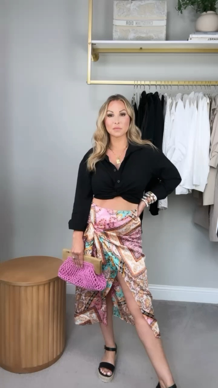 Wrap skirt worn 5 ways! What’s your fave? 

#LTKstyletip #LTKFind #LTKunder50