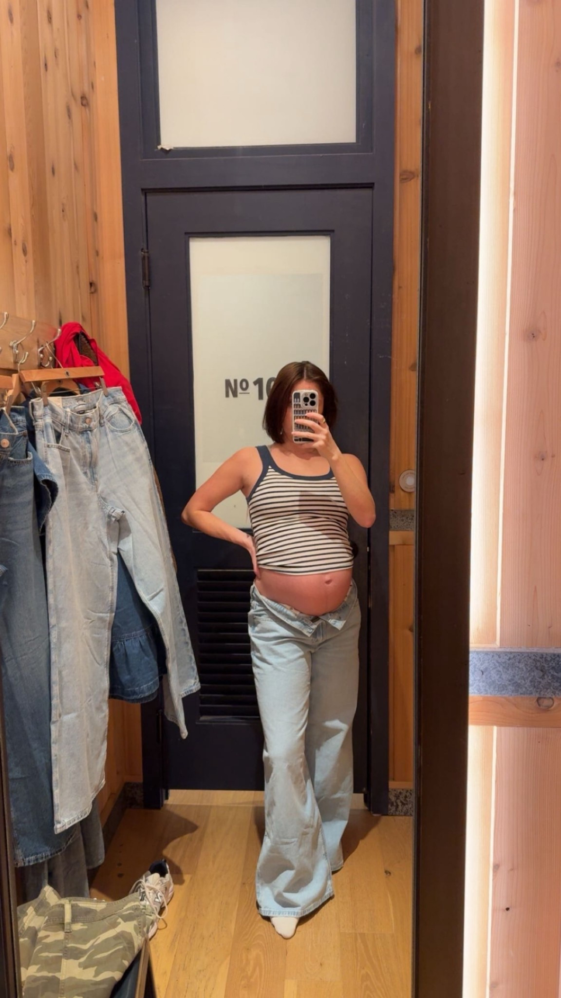 AE jeans sized up 2 sizes make for great maternity jeans  

#LTKmomlife #LTKselfcare #LTKActive