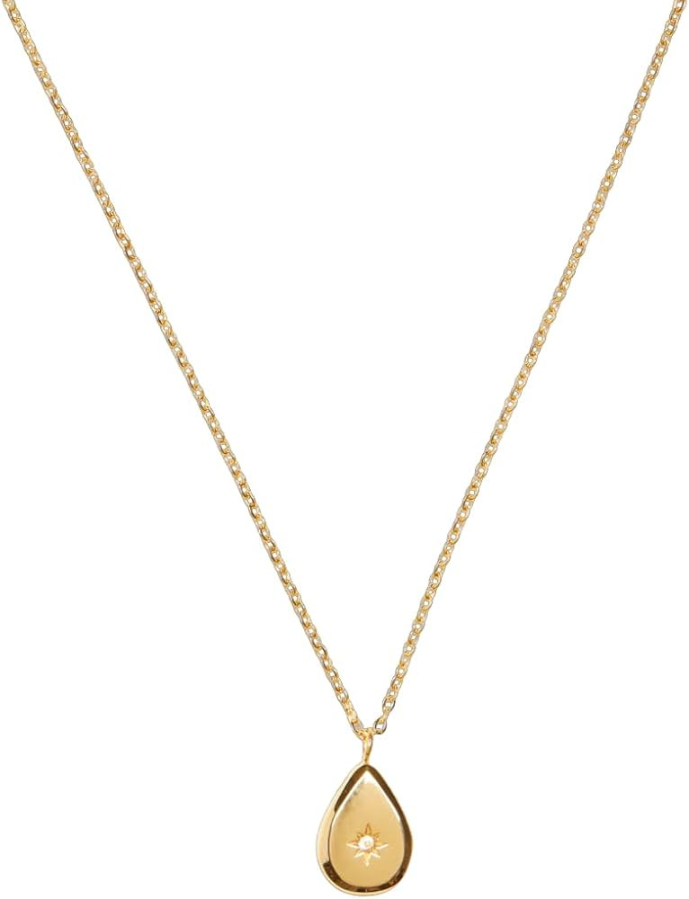 Shapes Studio 18K Gold Plated Dainty Charm Necklace | Amazon (US)