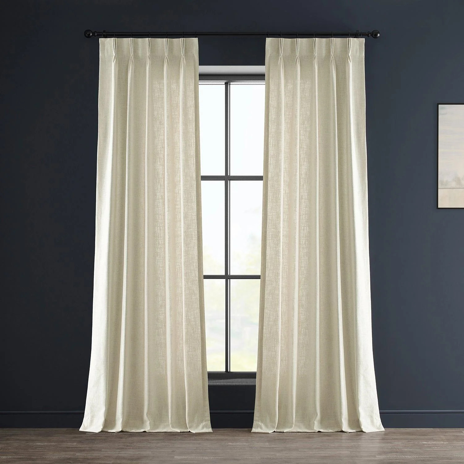 Barley Heavy Faux Linen Curtain | Half Price Drapes