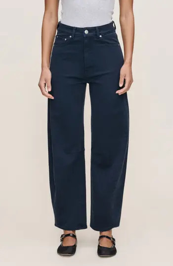 DL1961 Miro High Waist Ankle Barrel Twill Pants | Nordstrom | Nordstrom