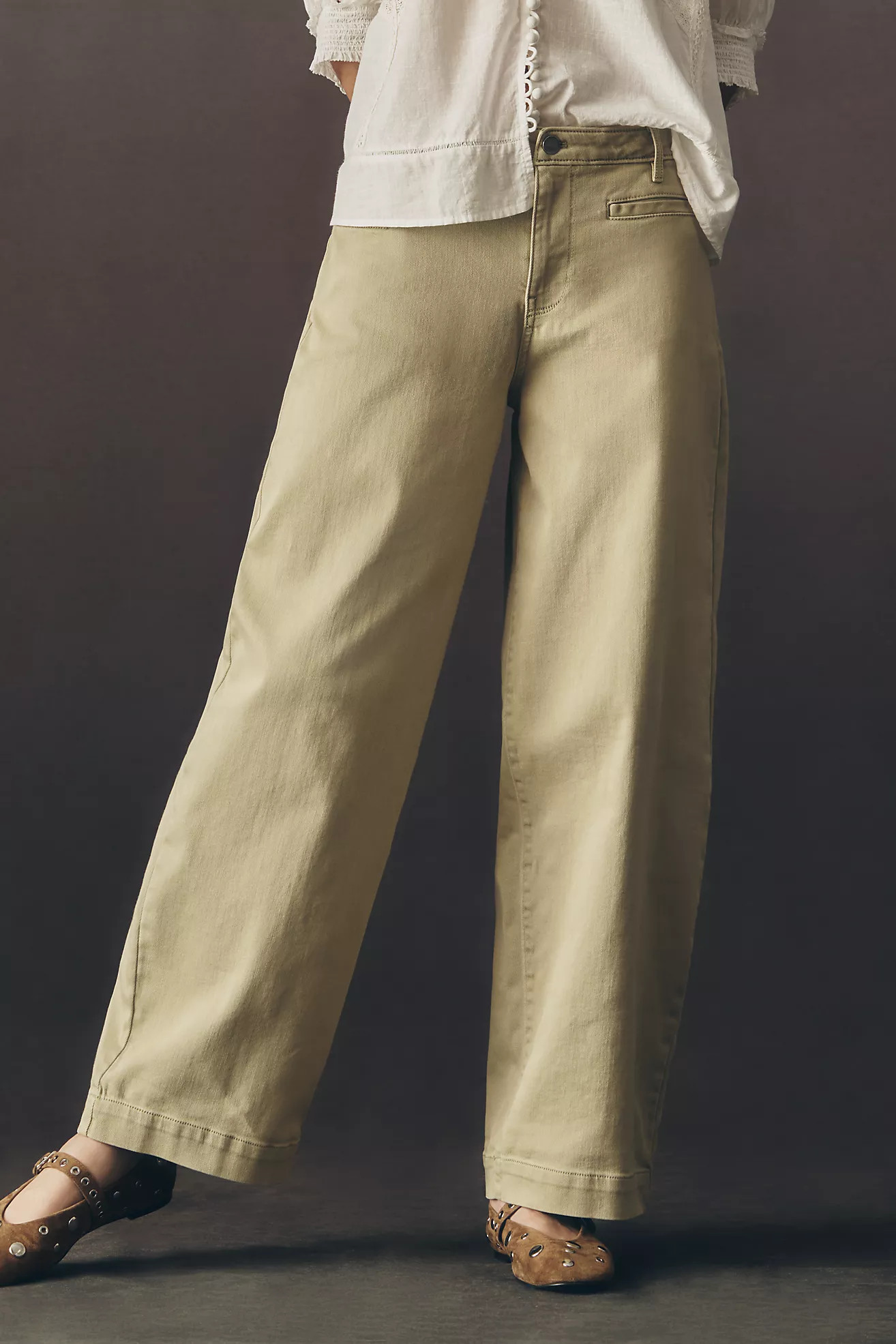 Maeve Low-Slung Tapered Slouch Jeans | Anthropologie (US)