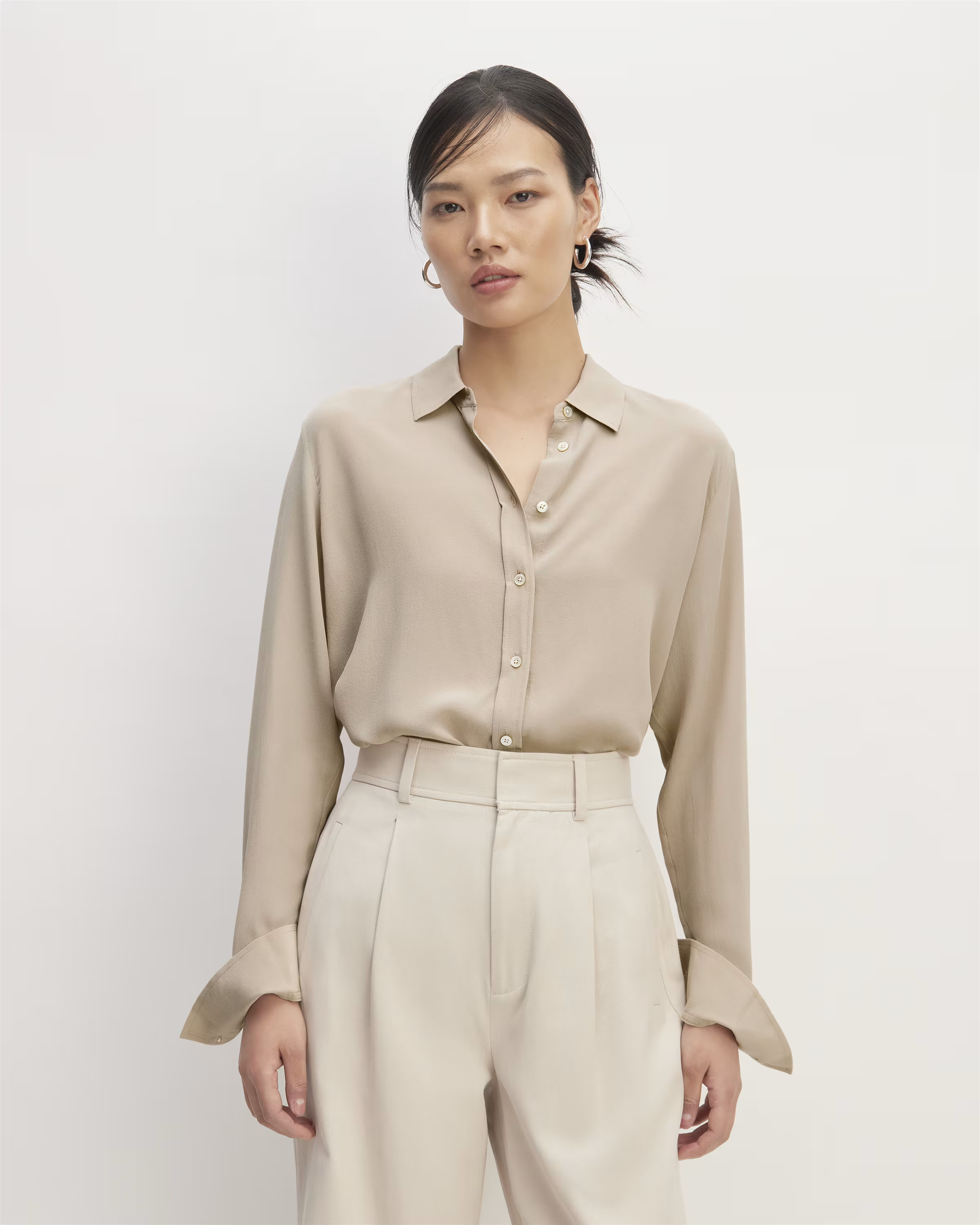 The Washable Clean Silk Relaxed Shirt | Everlane