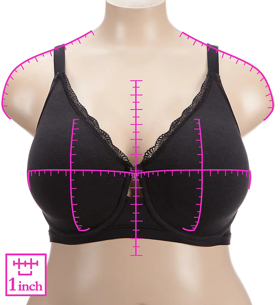 Curvy Couture Cotton Luxe Unlined Underwire Bra 1291 | HerRoom