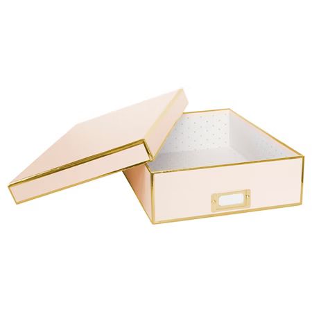 Sugar Paper® Storage Box - Blush and Gold | Target