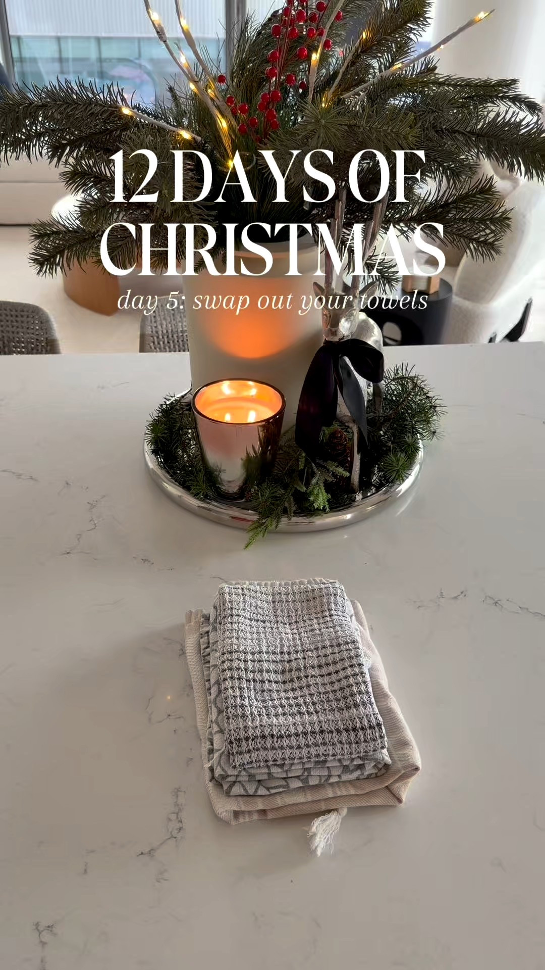 Day 5 of Christmas! Simply swap out your towels for some bright & festive ones that you will love to use and display! Drying the dishes just got a little bit more merry! Ha!💚❤️



#LTKSeasonal #LTKHoliday #LTKHome