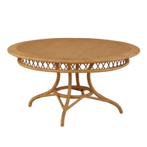 Suzanne Kasler Southport Rattan 60" Dining Table | Ballard Designs, Inc.