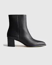 Italian Leather Heeled Ankle Boot | Quince