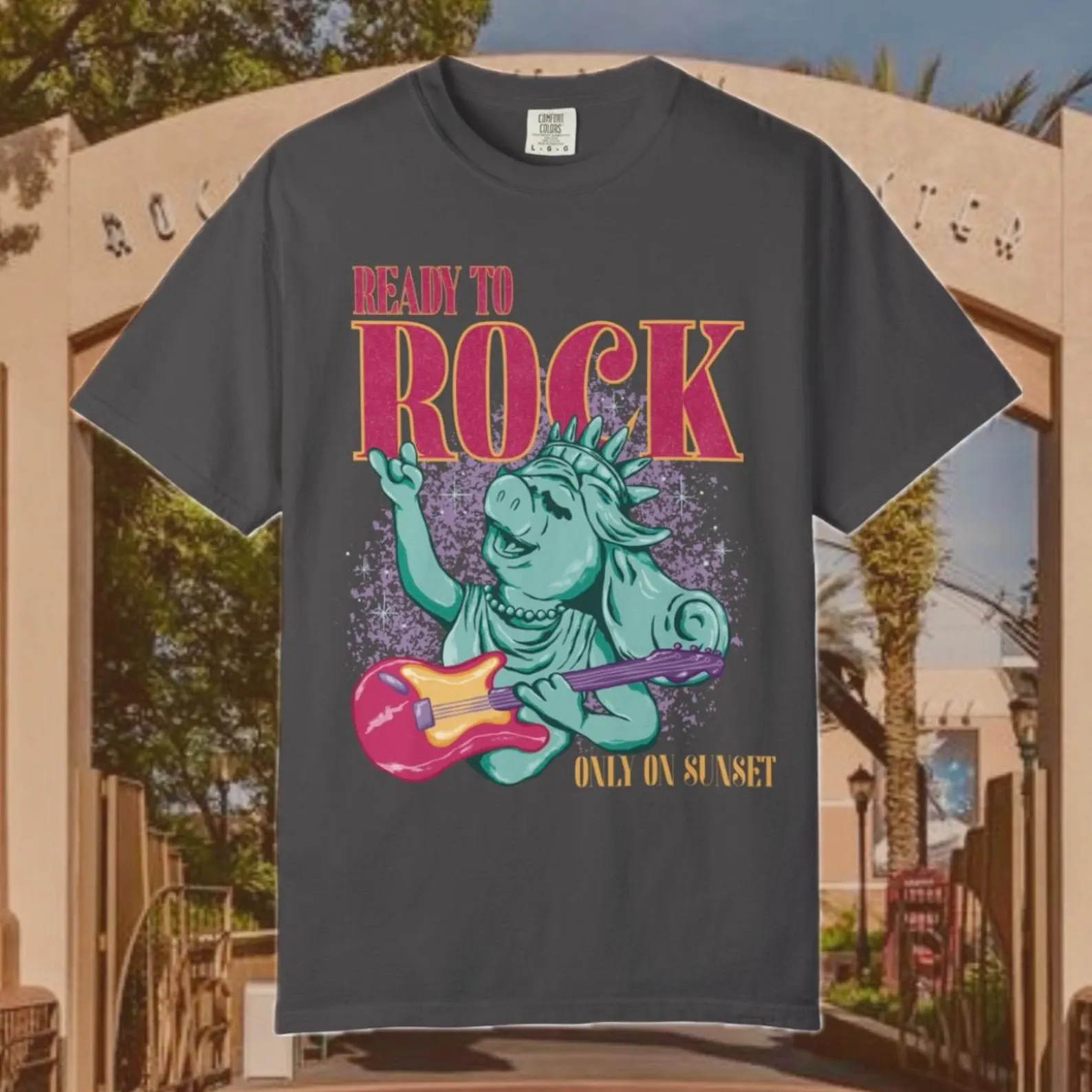 Rockin Piggy Comfort Colors T-shirt | Etsy (Global)