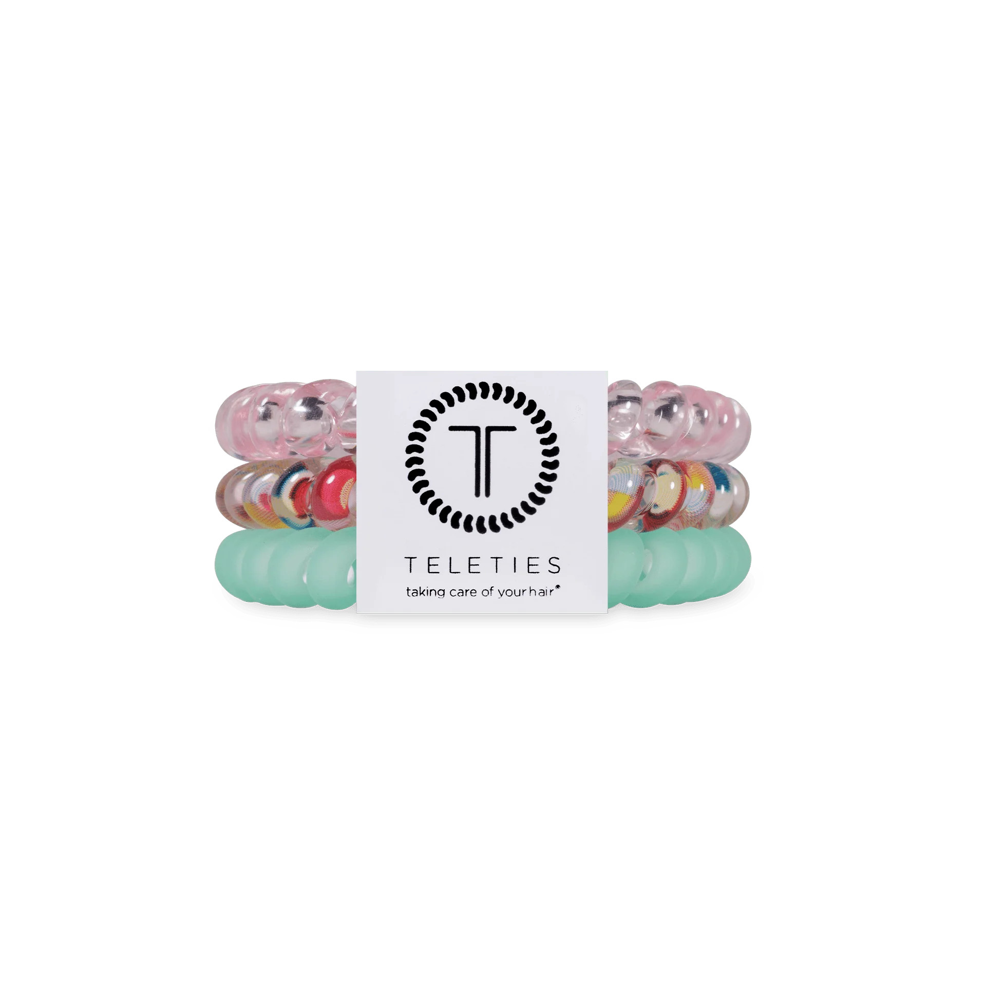 Spring Splash Small Hair Ties | LINNY CO LLC