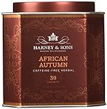 Harney & Sons African Autumn, Herbal Rooibos Tea with Hibiscus, Cranberry, and Orange | 30 sachet... | Amazon (US)