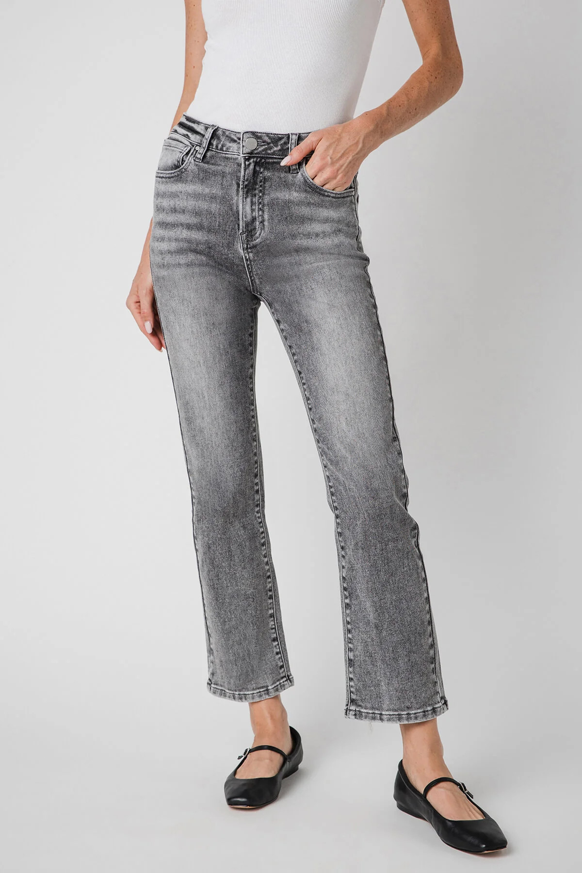 Risen OG Straight Leg Jeans (no front distressing) | Social Threads