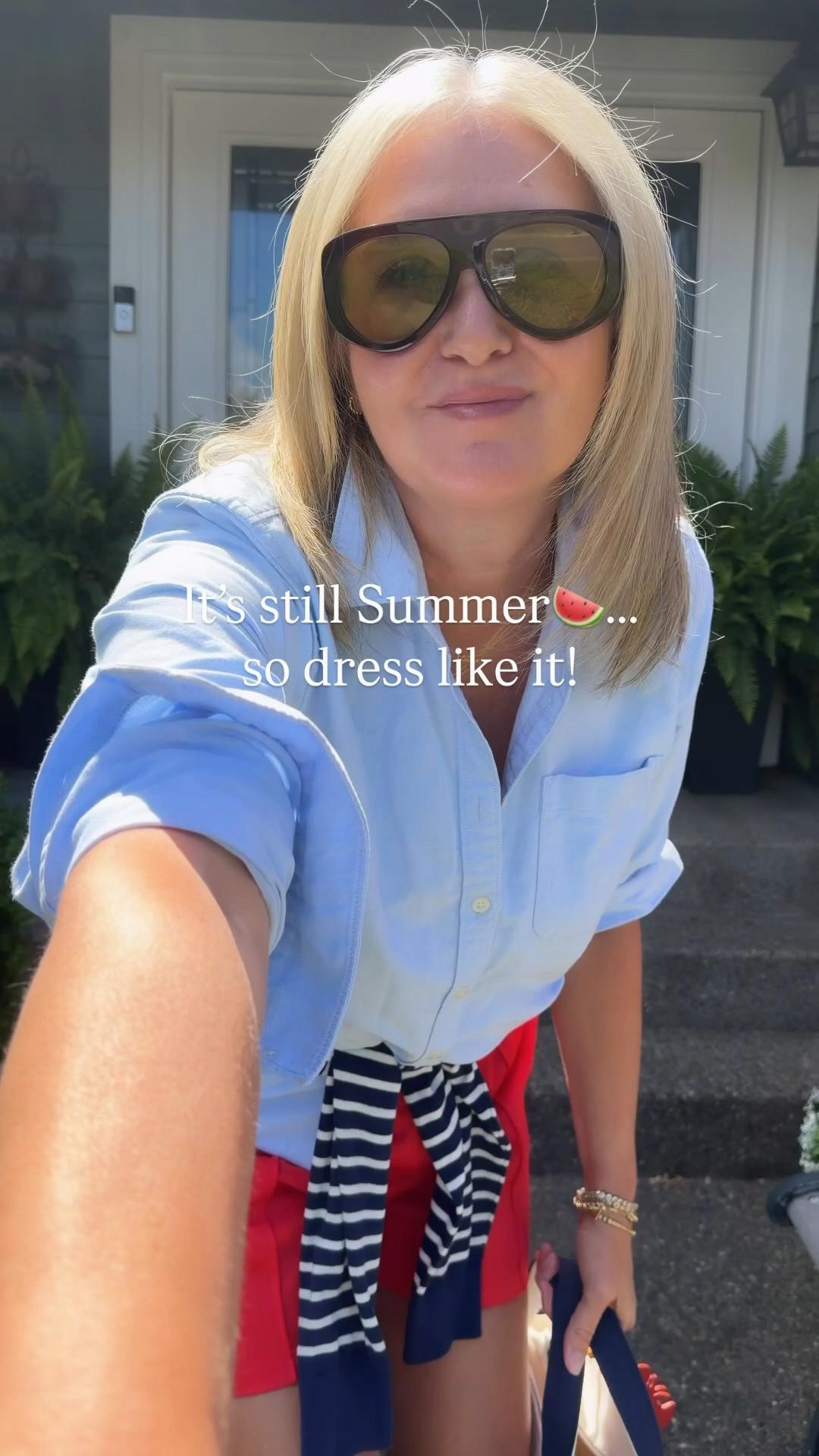 It’s still Summer🍉 so dress like it!! 
Shorts size medium
Shirt size small

#LTKootd #LTKgrwm #LTKOver40