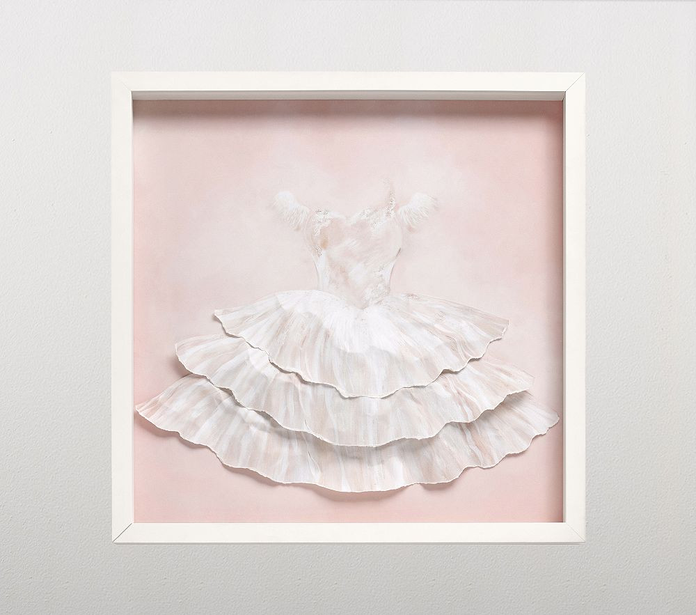 Monique Lhuillier Dimensional Dress Art (24") | Pottery Barn Kids
