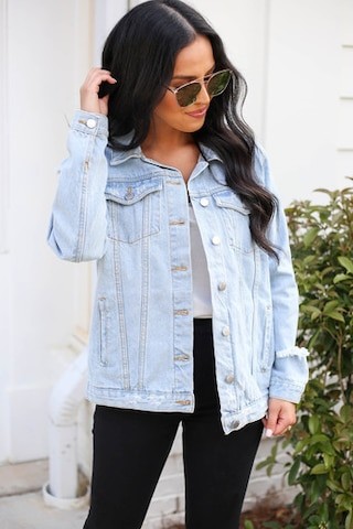 Lydia Oversized Denim Jacket | Dress Up
