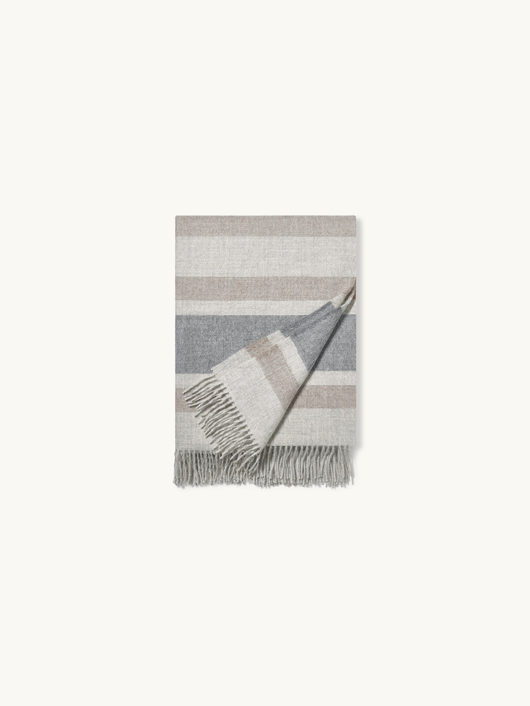 Alpaca Stripe Throw Blanket | Boll & Branch
