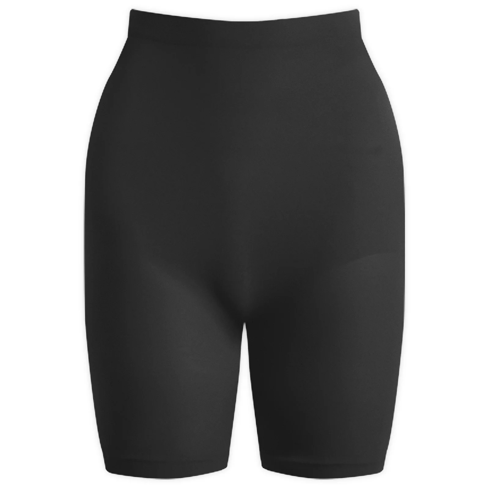 SKIMS Women's Seamless Sculpt Mid Thigh Short in Onyx, Size Medium | END. Clothing