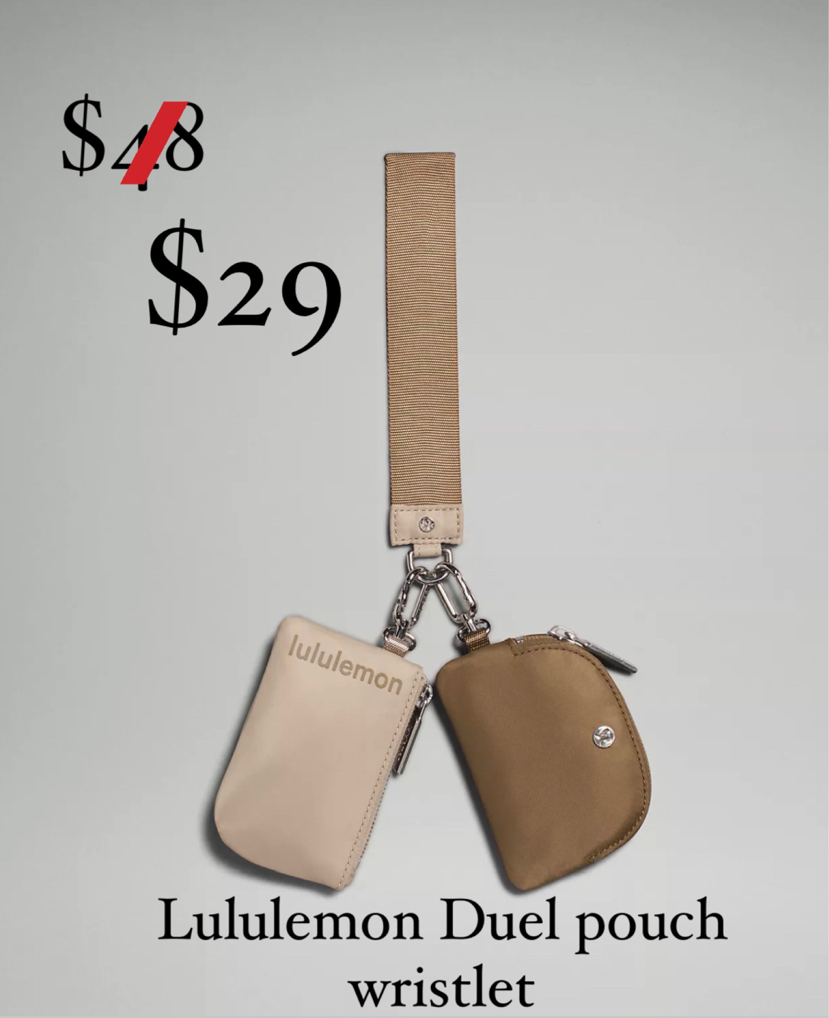 Sale Lululemon Duel pouch wristlet in Allspice/Trench final sale!!!

#LTKitbag #LTKsalealert #LTKtravel