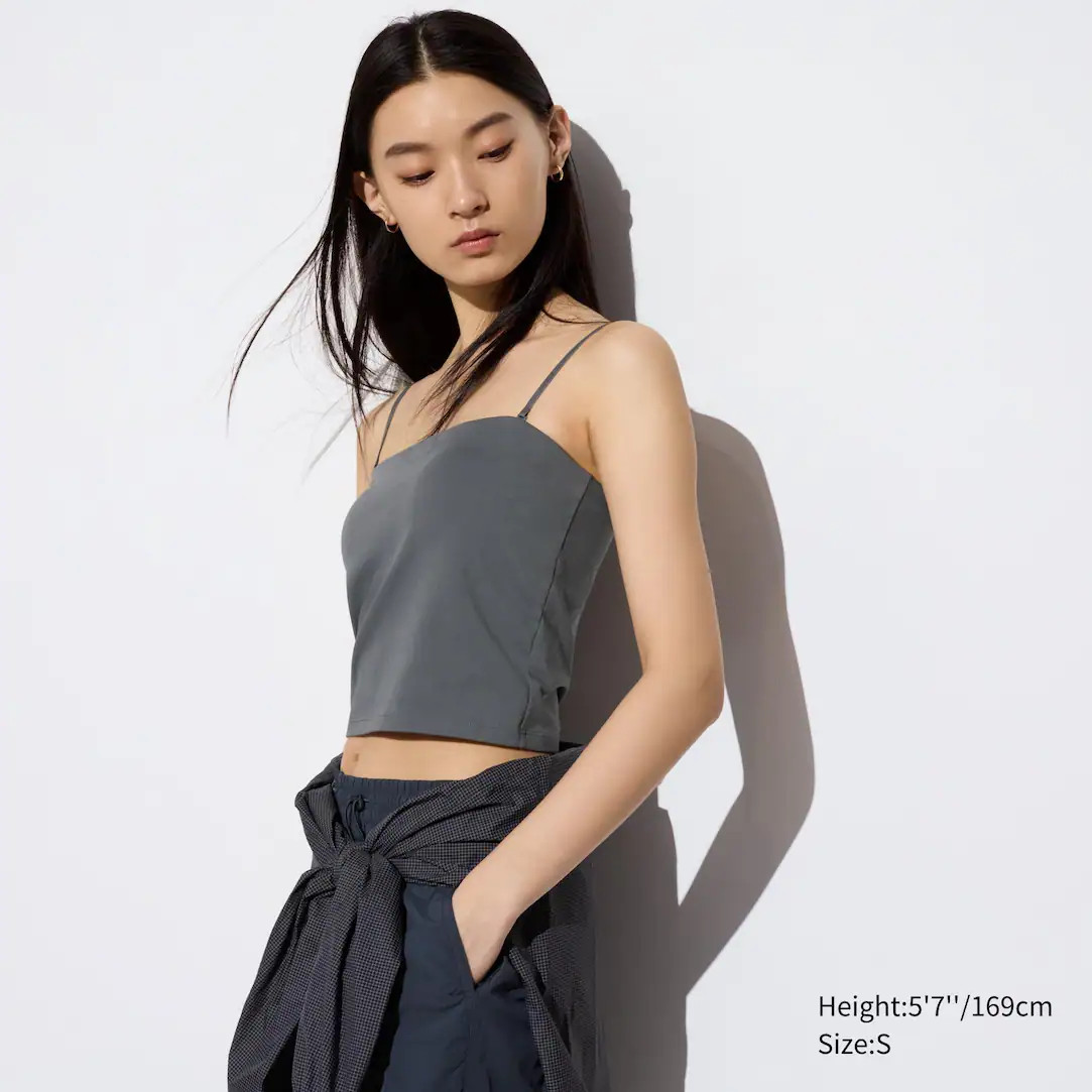 AIRism Cropped Bra Tube Top | UNIQLO (UK)