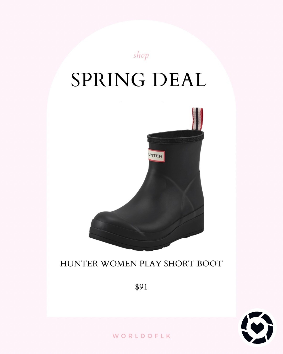Amazing spring sale 

Hunter Women Play Short Boot, Black, Size 6

On sale $91

#amazonspringsale 

#LTKcanada #LTKsummer #LTKshoes