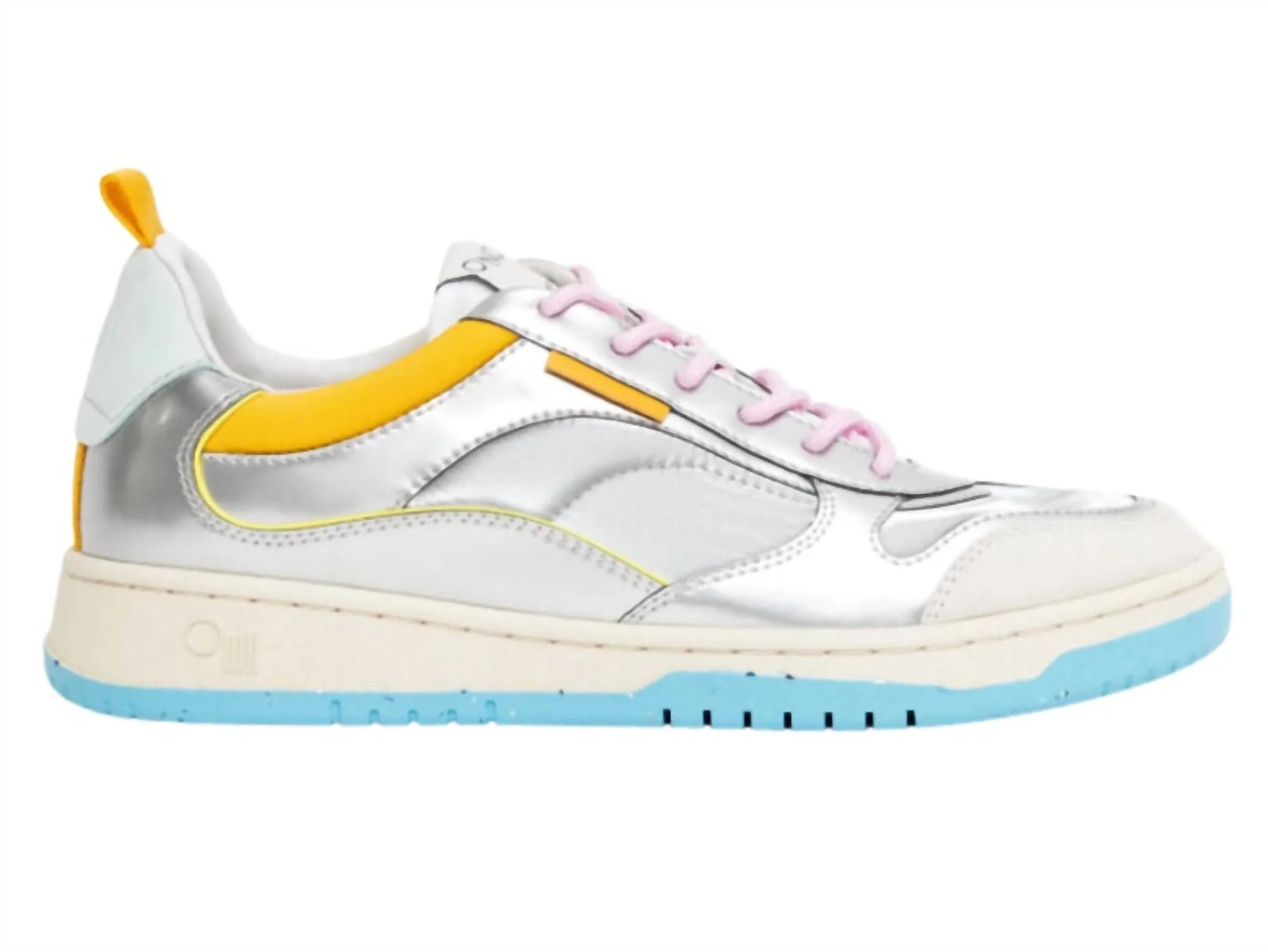 Women's Porto Low-Top Sneakers In Silver Flash | Shop Simon