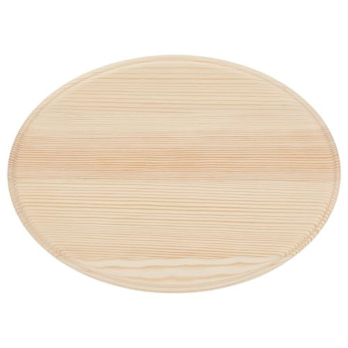 AHANDMAKER Wooden Oval Plaque, 11 x 8 Inch Unfinished Wood Cutouts Wood Cabochons Blank Wood Oval Tags for Crafts Painting Carving DIY Home Door Sign Decoration | Amazon (US)