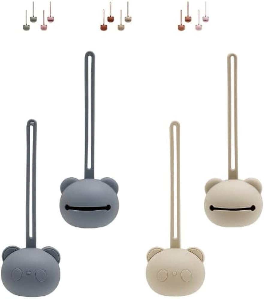 Pacifier Holder Premium Pacifier Case Set for boys and girls, Silicone Pacifier Holder for Diaper... | Amazon (US)
