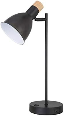 Amazon Brand – Rivet Scandinavian Task Lamp, 19"H, Matte Black | Amazon (US)