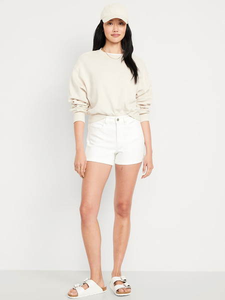 High-Waisted Wow Jean Shorts -- 3-inch inseam | Old Navy (US)