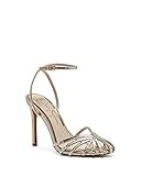 Amazon.com | Jessica Simpson womens Jileta High Heeled Sandal, White, 8 US | Heeled Sandals | Amazon (US)