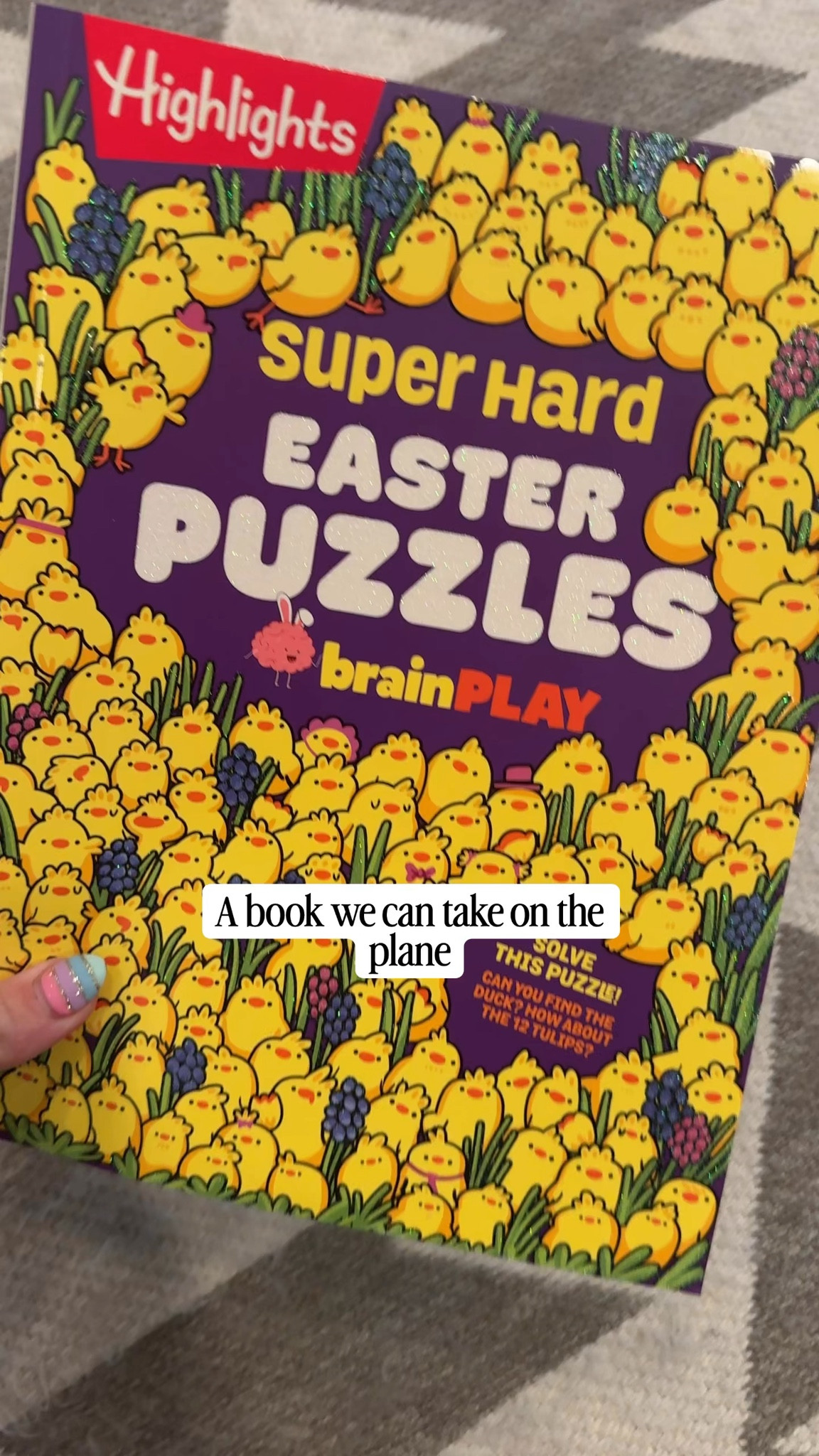 Last-minute Easter basket ideas. I got this for my nine-year-old to do on the plane tons of fun super hard Easter puzzles to keep them entertained in flight 

#EasterBasketStuffers #EasterPuzzles #EasterGifts #LastminuteEaster ￼

#LTKmomlife #LTKKids #LTKTravel