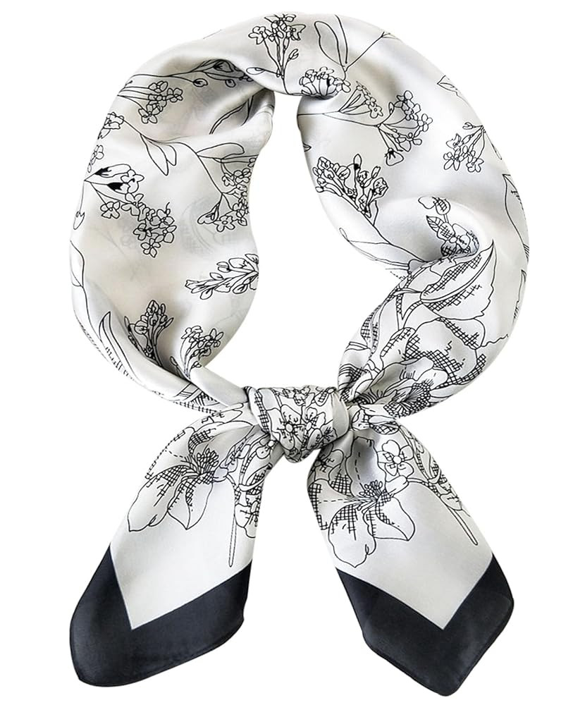 Satin Bandanas Head Scarf For Women Hair Scarves Accessories Lightweight Fashion Wrap Neck Silk S... | Amazon (US)