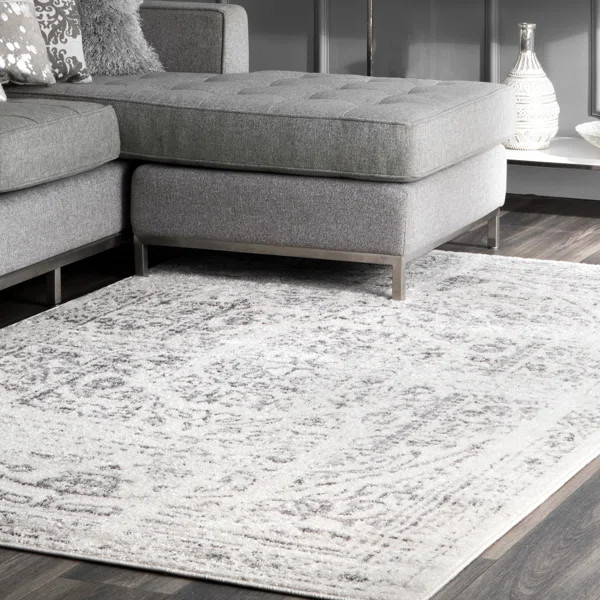 Etasha Oriental Gray Area Rug | Wayfair North America