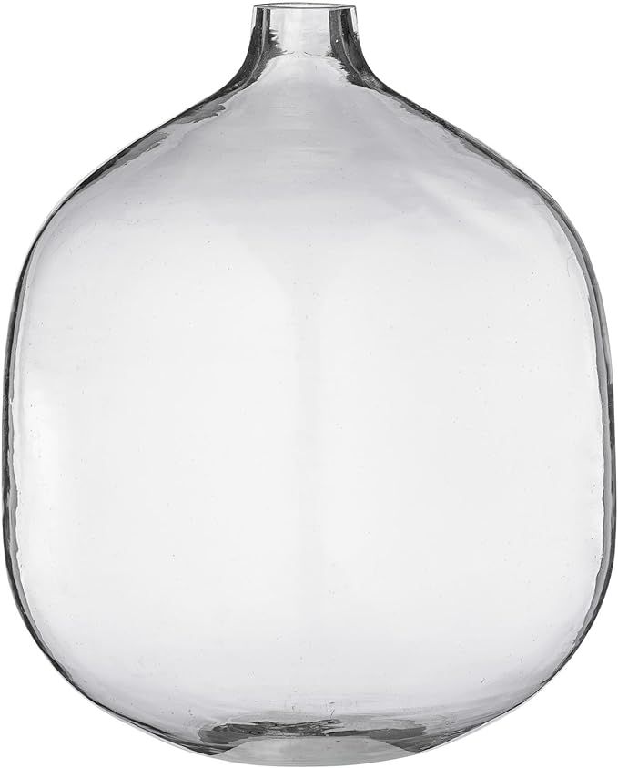 Bloomingville Stout Clear Glass Vase, 7" L x 7" W x 8.25" H | Amazon (US)