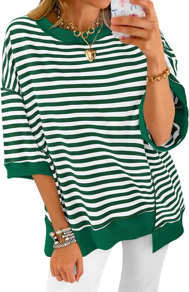 BTFBM Womens Tops Dressy Casual Vacation Resort Wear | Amazon (US)