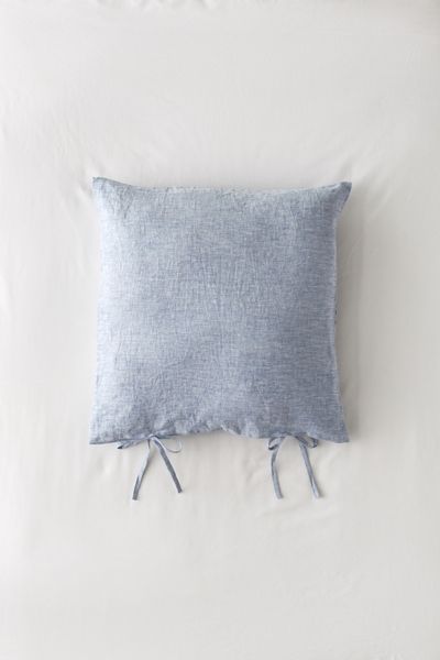 MagicLinen Skinny Ties Throw Pillow Cover | Urban Outfitters (US and RoW)