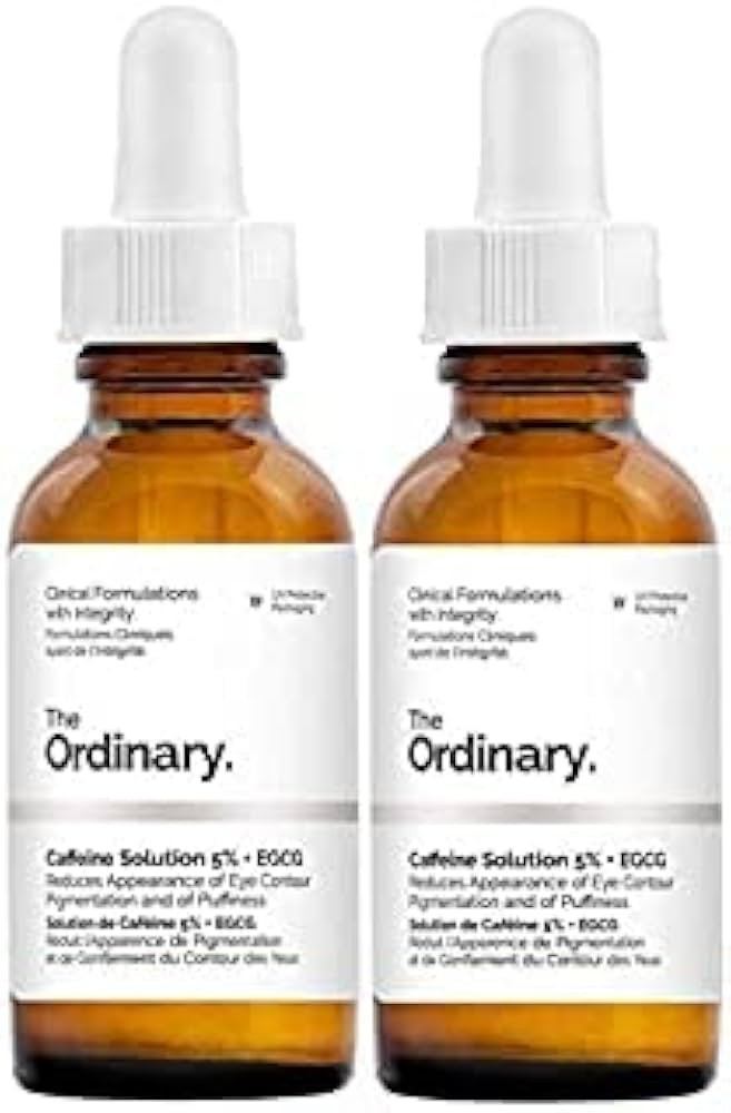 [2 Pack] The Ordinary Caffeine Solution 5% + EGCG (30ml): Reduces Appearance of Eye Contour Pigme... | Amazon (US)