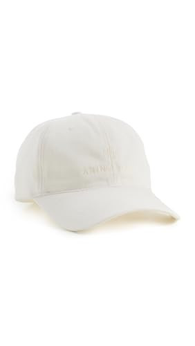 ANINE BING Women's Jeremy Baseball Cap, Ivory, One Size | Amazon (US)