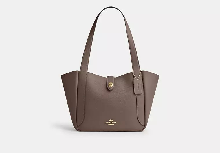 Hadley Turnlock Tote Bag | Coach Outlet US