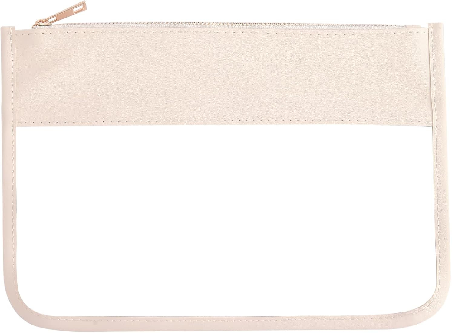 Makeup Bag Waterproof Cosmetic Bag Toiletry Bag,DIY Chenille Letter Travel Bag Nylon Clear Makeup... | Amazon (US)