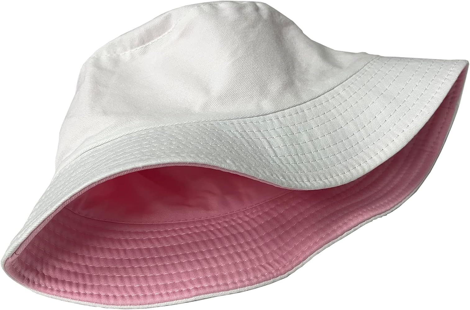 Bucket Hat for Women Men Cotton Summer Sun Beach Fishing Cap | Amazon (US)