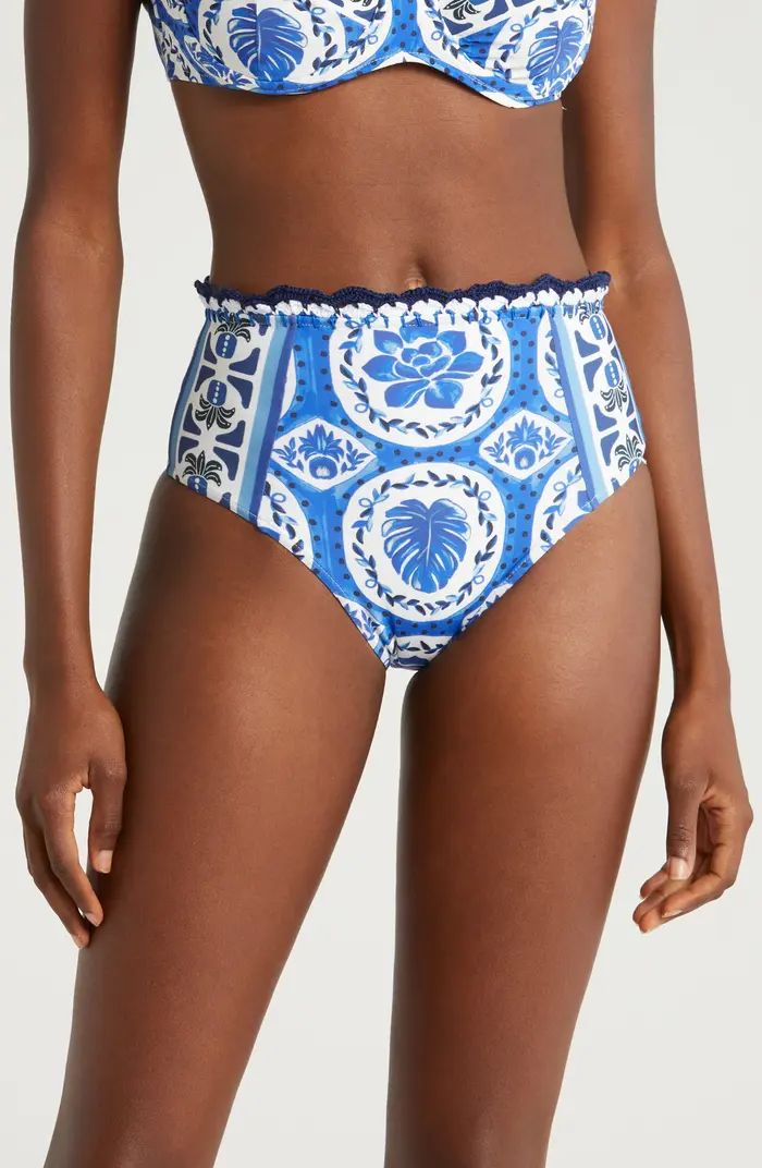 FARM Rio Tile Dream Bikini Bottoms | Nordstrom | Nordstrom