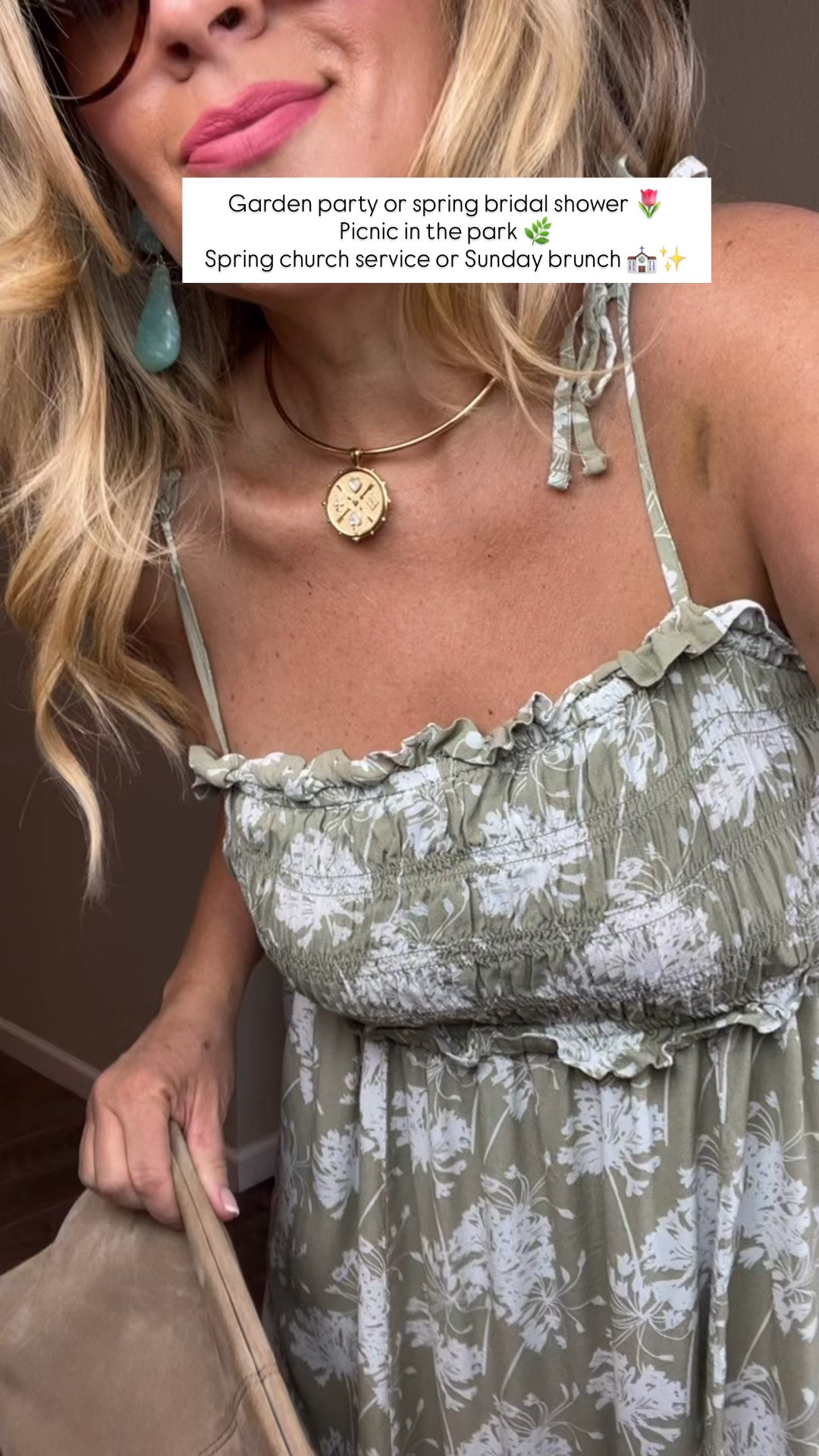  ✨Tap the bell, save and ❤️ for over 40 fashion, midlife style, midsize fashion and luxury looks for less. 

⬇️Sizing information:
Medium (size down if in between sizes.)

Garden party or spring bridal shower 🌷
This is that easy, feminine piece you throw on and instantly feel put together. Flowy, flattering, and perfect for celebrating without worrying about fit or fuss.

Picnic in the park 🌿
Lightweight, breathable, and made for sunshine days. You can sit, walk, and actually relax in it—no adjusting, no tugging, just feeling good in your body.

Spring church service or Sunday brunch ⛪️✨
Polished but comfortable, the kind of outfit that lets you feel confident walking in and completely at ease sitting through the whole morning.

Follow my LTK @Over40andmidlife on the @shop.LTK app to view this post and get my exclusive app-only content!

#liketkit #LTKMidsize #LTKOver40 #LTKPlusSize
@shop.ltk
https://liketk.it/63QhK