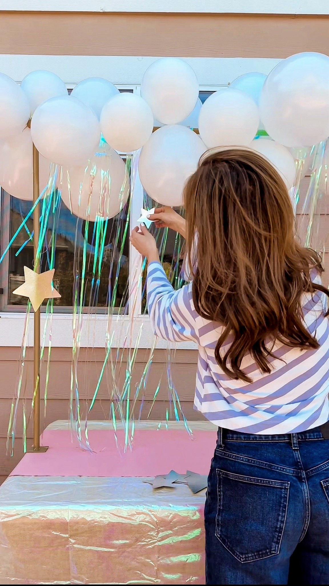 “She’s on Cloud 9” diy party balloon setup made for adults and outside by STEPH 

#LTKSeasonal #LTKParties #LTKHome