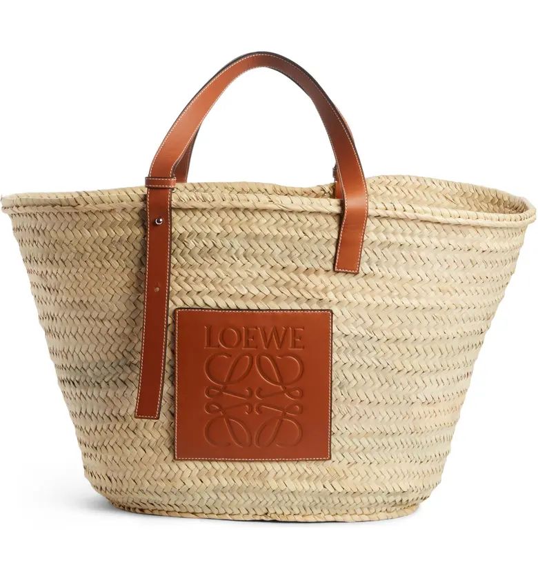 Loewe Large Logo Straw Tote | Nordstrom | Nordstrom