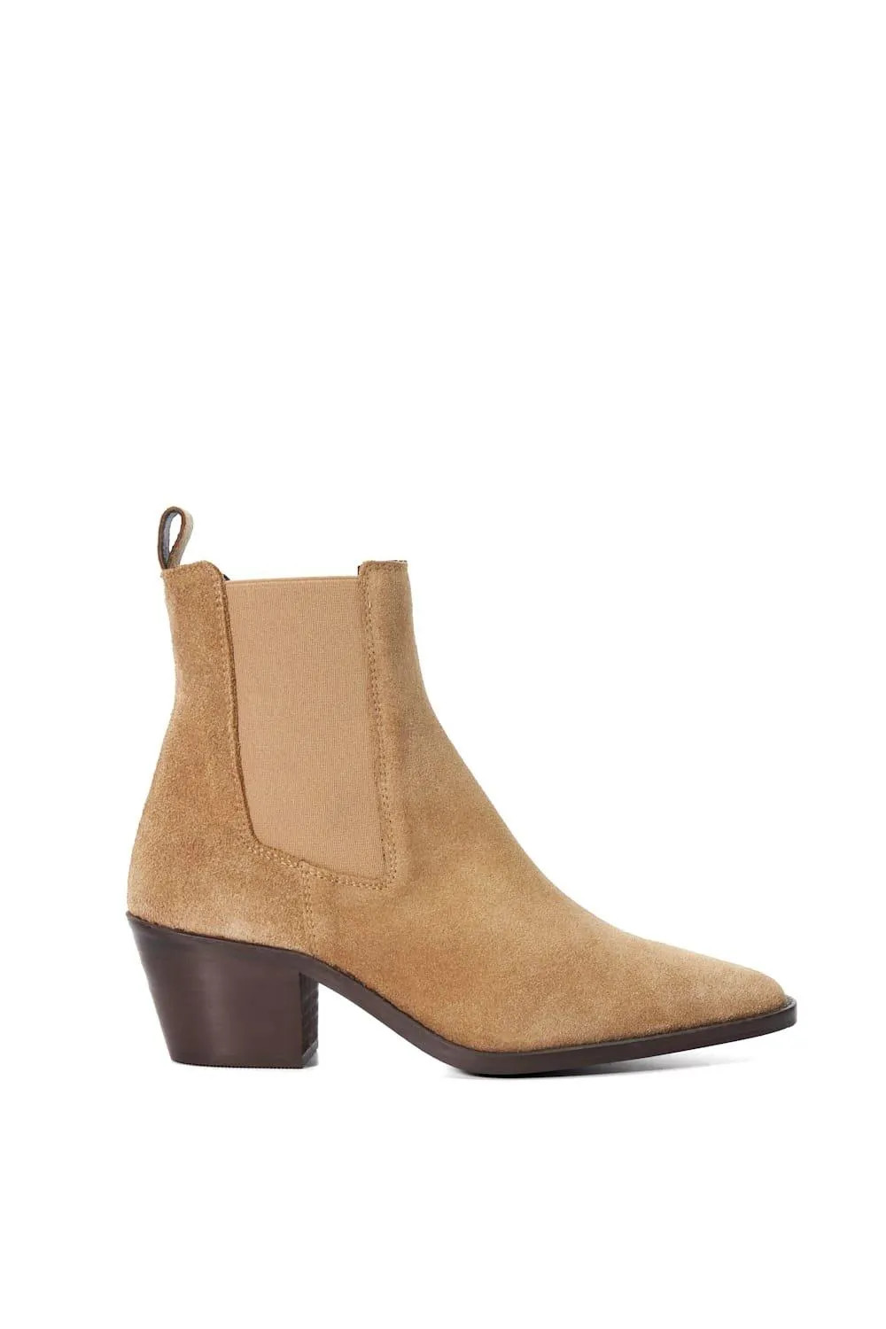 Boots | 'Pexas' Suede Western Boots | Dune London | Debenhams UK